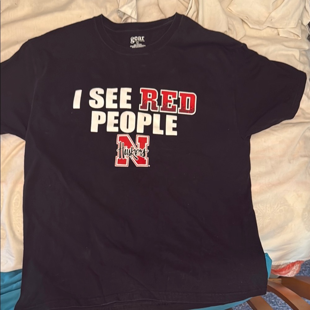 Gear For Sports Black and Red Short Sleeve Tee